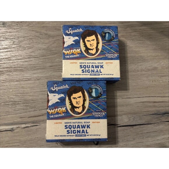 Dr. Squatch Other - Dr Squatch Limited Edition Stranger Things Squawk Signal Men's Soap X 2